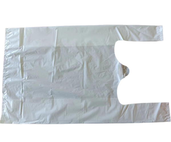 Bio-degradable plastic bag (white)